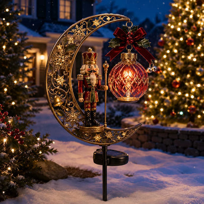 🔥LAST DAY 49% OFF-Christmas Moonlight Solar Garden Decor🎄✨