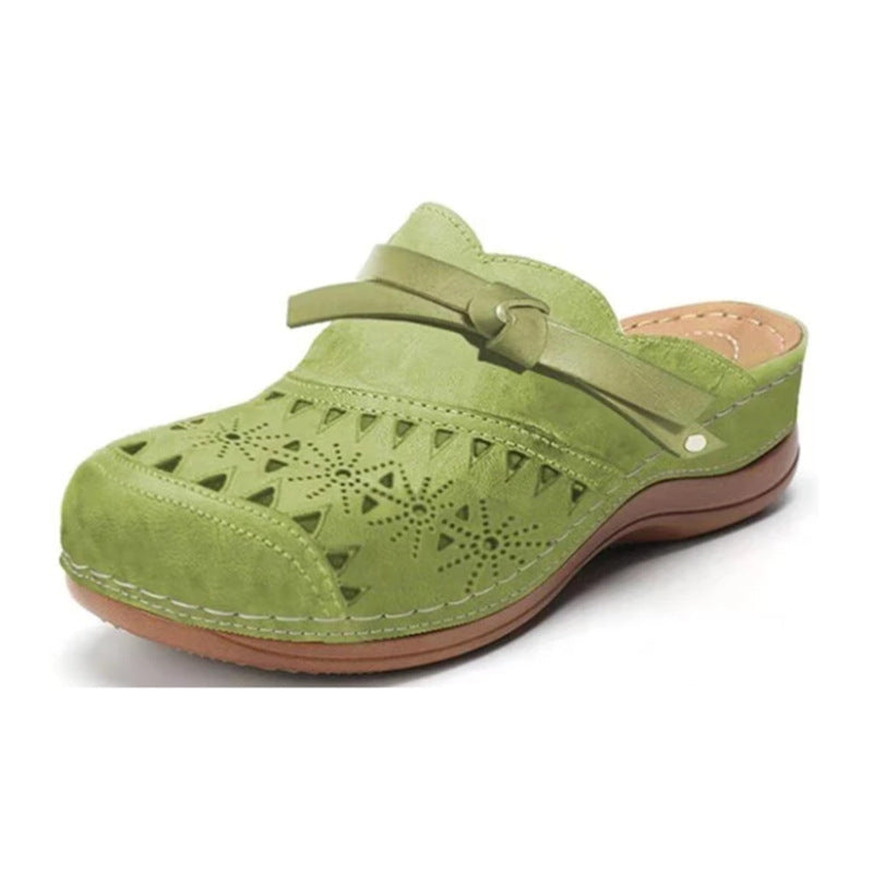 Last day 70% off-Women’s Bowknot Wedge Sandals – Arch Support & Everyday Comfort