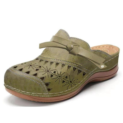 Last day 70% off-Women’s Bowknot Wedge Sandals – Arch Support & Everyday Comfort