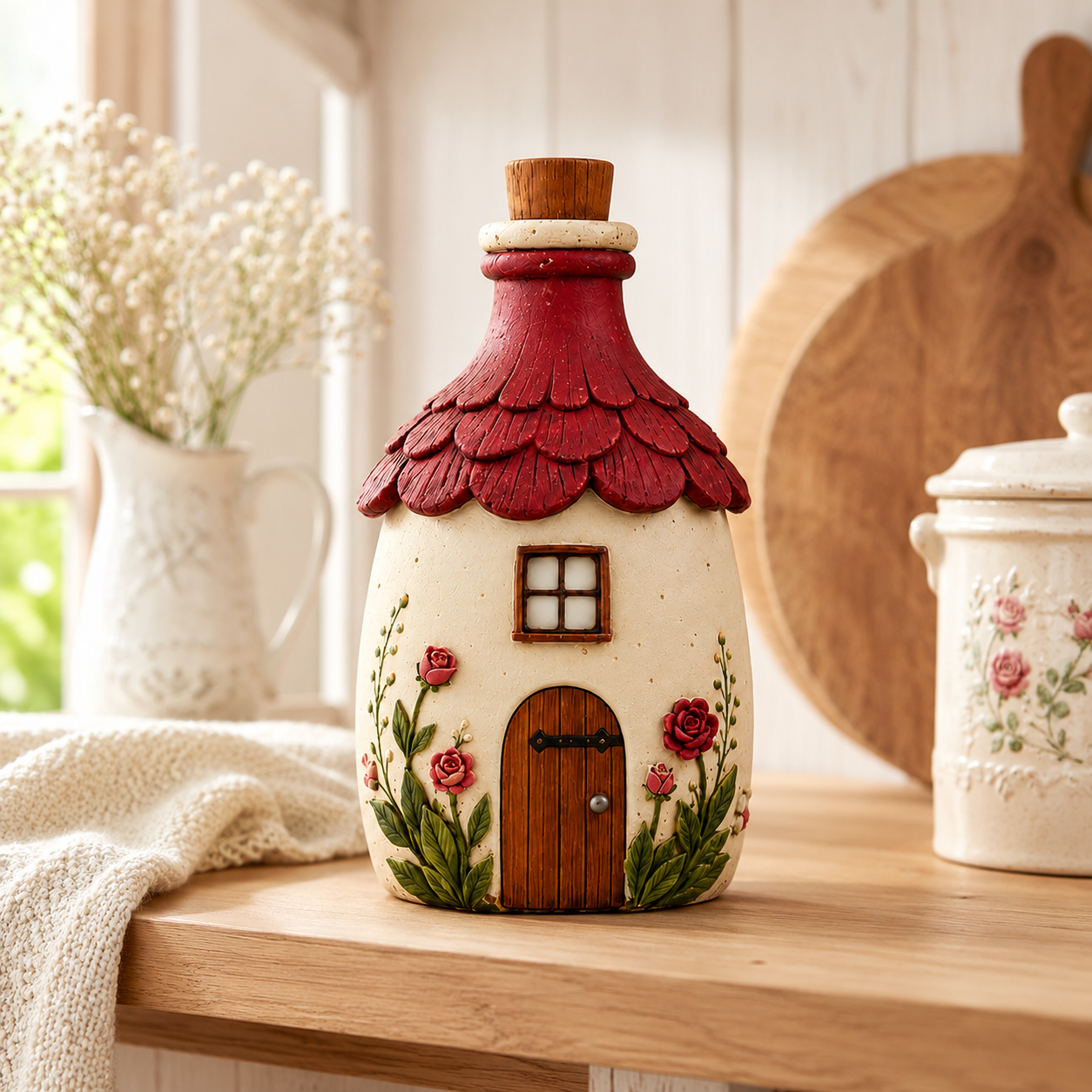 Lighted Storybook Cottage Figurine