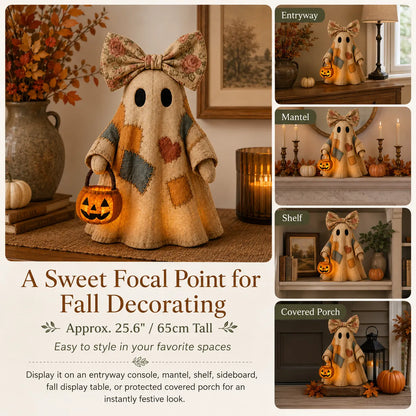 Last Day 70% OFF👻Lighted Vintage Patchwork Ghost