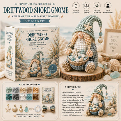🔥 💕Cozy Gnome DIY Bead Kit Collection– Collect All 12 Gnome