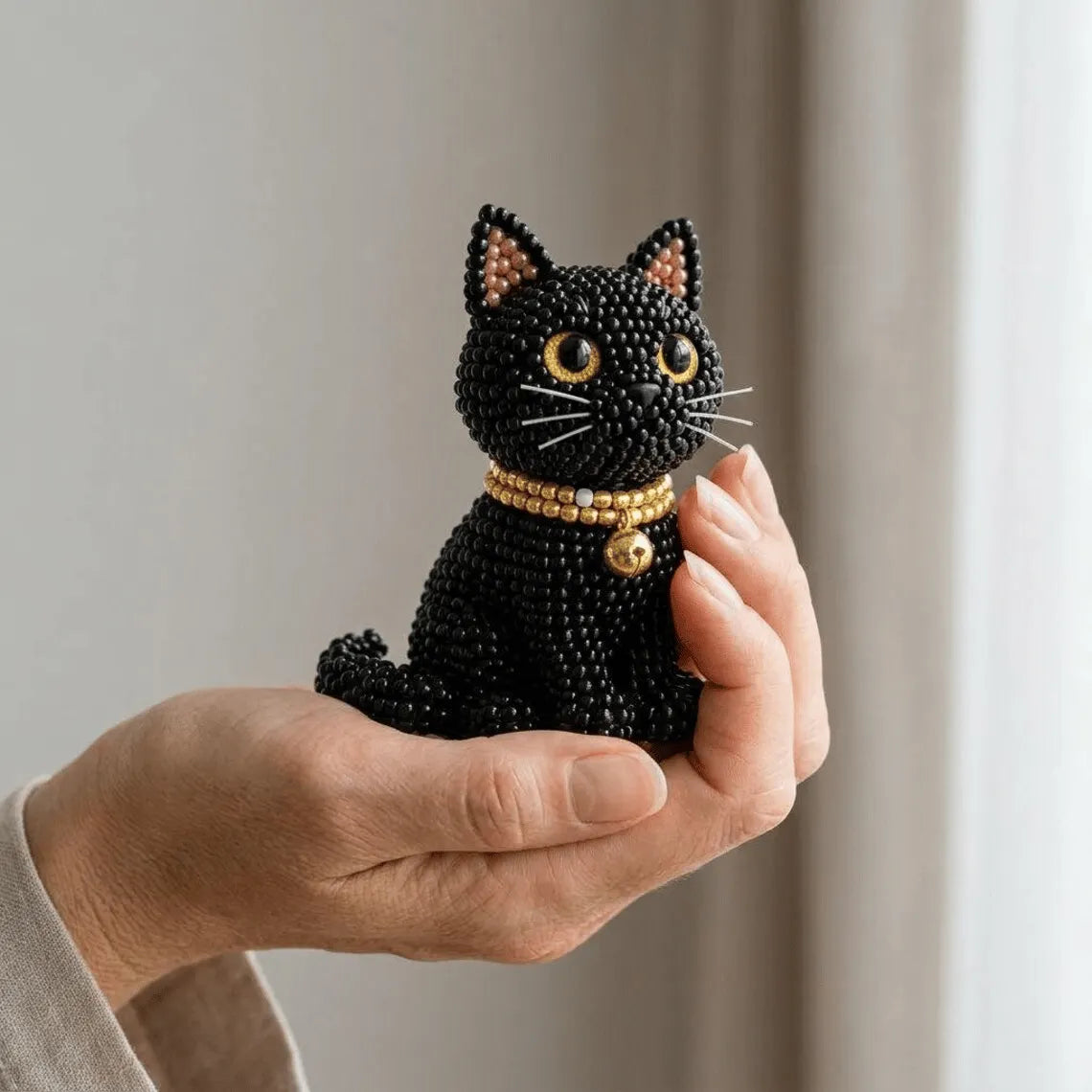 🐱 Create 4 Adorable Beaded Cats Yourself