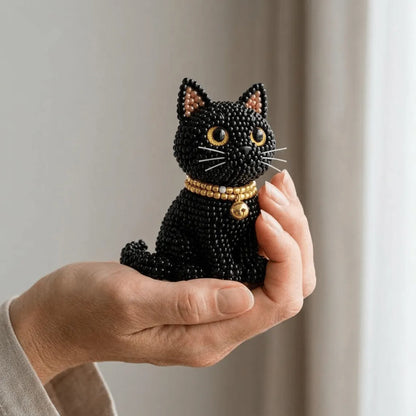 🐱 Create 4 Adorable Beaded Cats Yourself