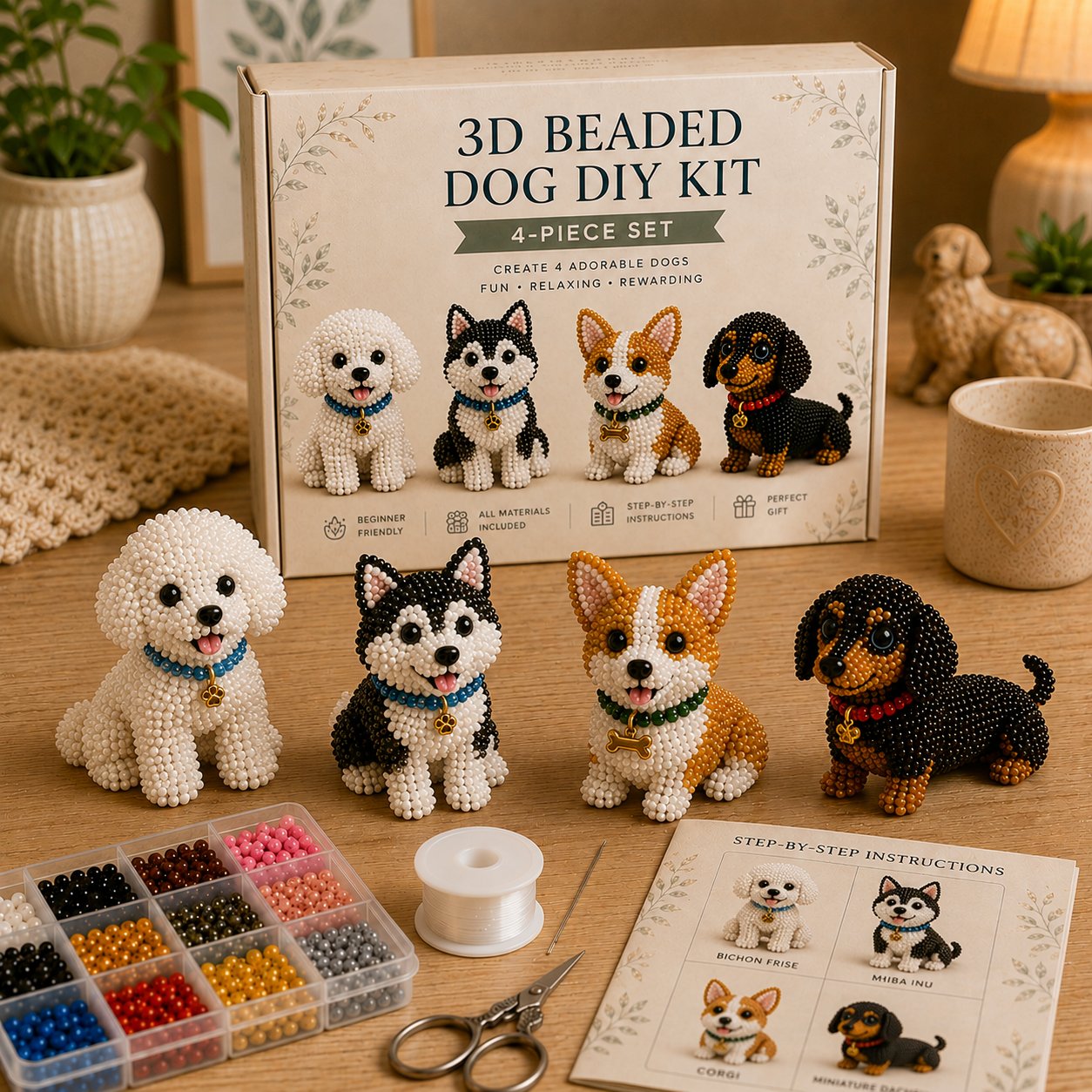 🐾 3D Beaded Pet DIY Kit