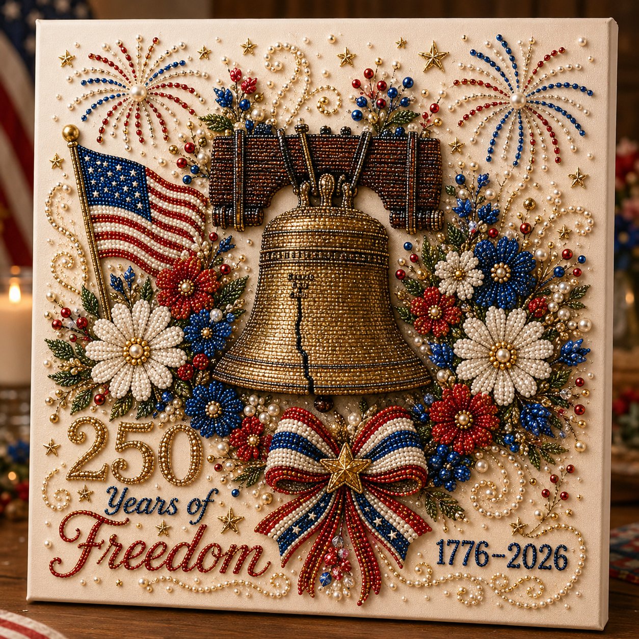 🇺🇸 USA 250th Anniversary DIY Pearl Painting Kit ✨❤️‍🔥BUY 2 GET FREE SHIPPING