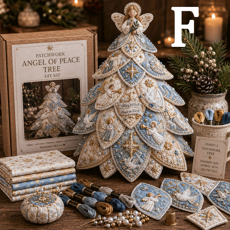 ✝️ Religious-Themed Beaded & Quilted Christmas Tree DIY Kit