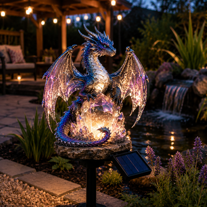 ✨️🐉 Solar Dragon Crystal Garden Light