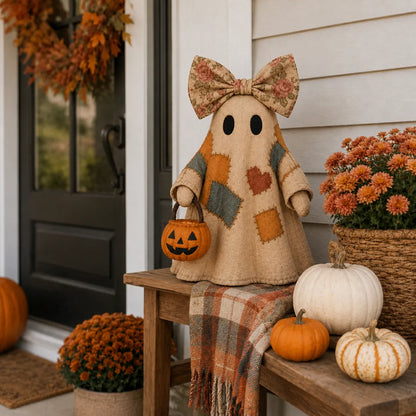 Last Day 70% OFF👻Lighted Vintage Patchwork Ghost