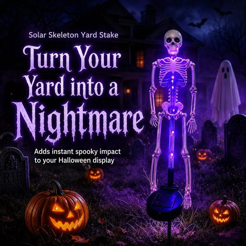 Solar Skeleton YardStake