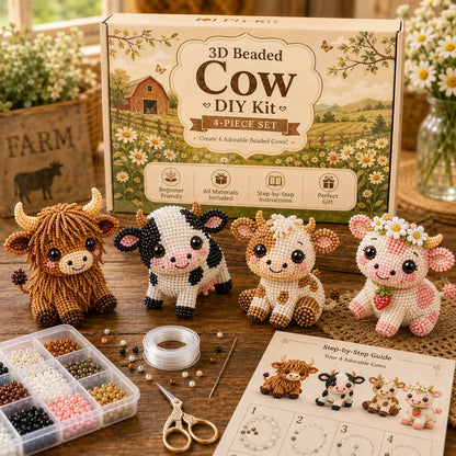 🔥LAST DAY 50% OFF 🧵✨ Build Your Own Beaded Mini World | Creative 3D DIY Kit