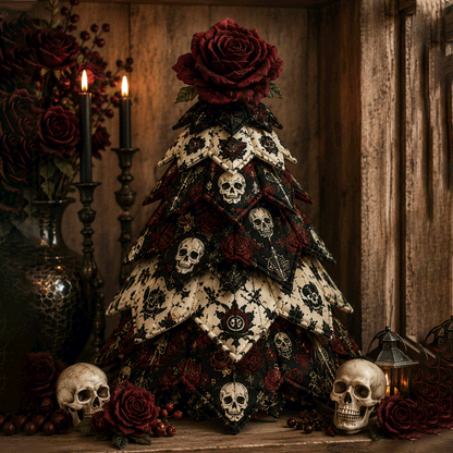 🎃DIY Halloween Quilted Fabric Tree Kit🧵(Must be assembled by hand)