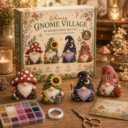 🔥LAST DAY 50% OFF 🧵✨ Build Your Own Beaded Mini World | Creative 3D DIY Kit