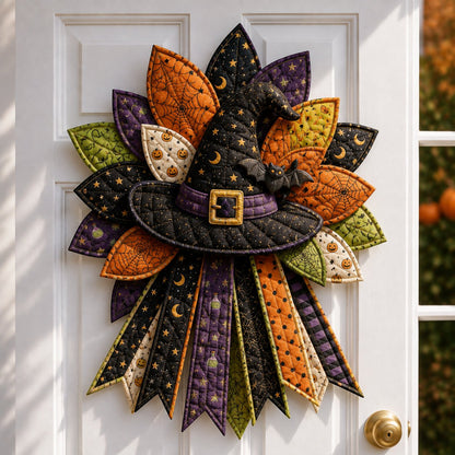 💥DIY Quilted Halloween Pumpkin Door Hanger Kit (✨Beginner-Friendly)