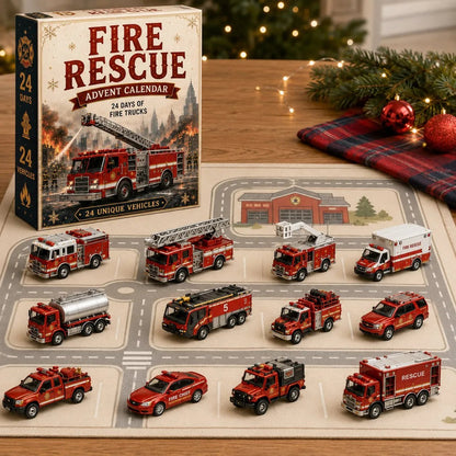 🚒Build the Fleet Collection 24-Day Vehicle Advent Calendar Series | ✨A New Adventure Every Morning