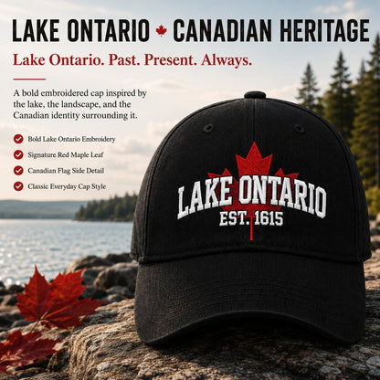 ❤️Lake Ontario Forever – 2027 fellime®Heritage Embroidered Cap🍁
