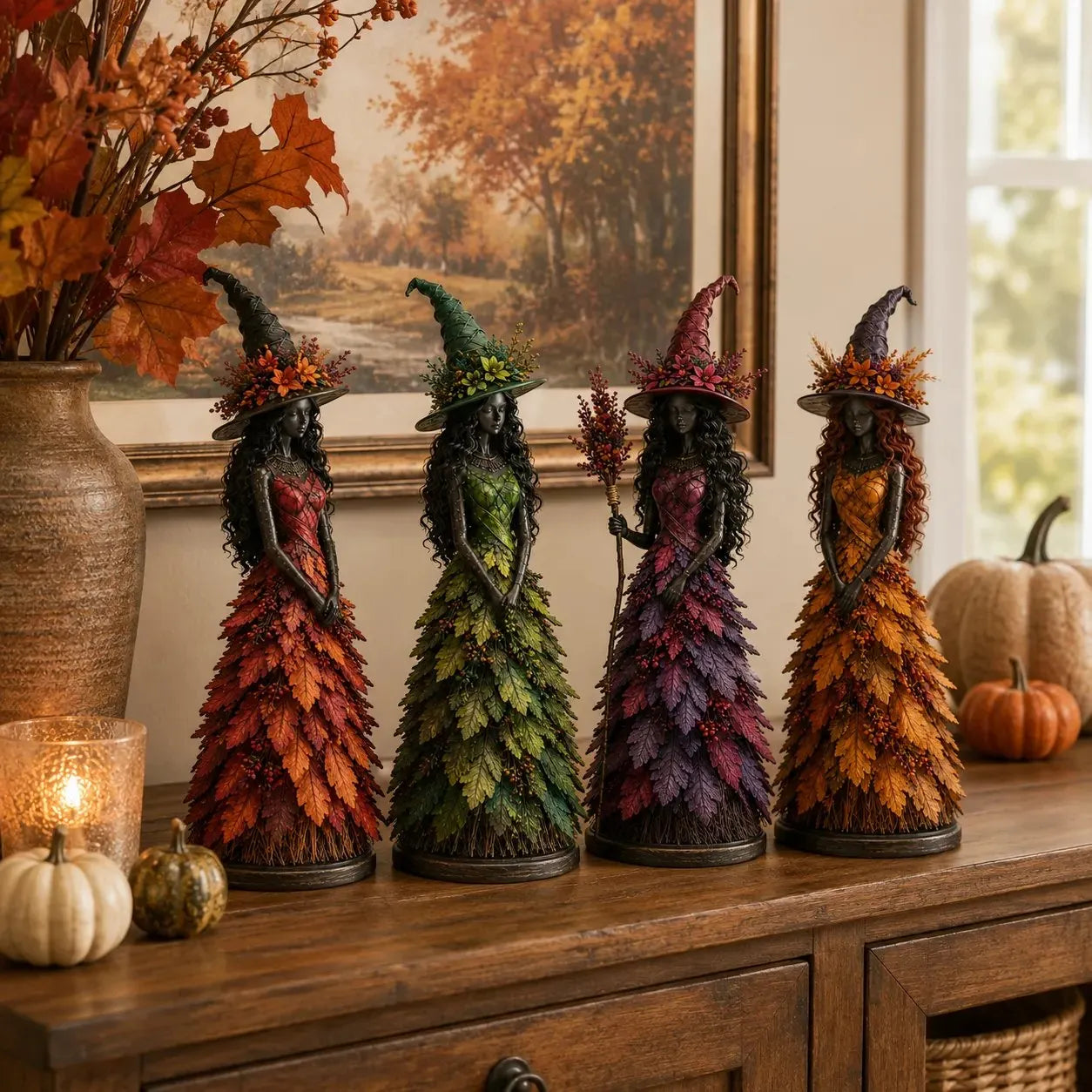 The Fall Witch Figure That's Elegant, Not Spooky