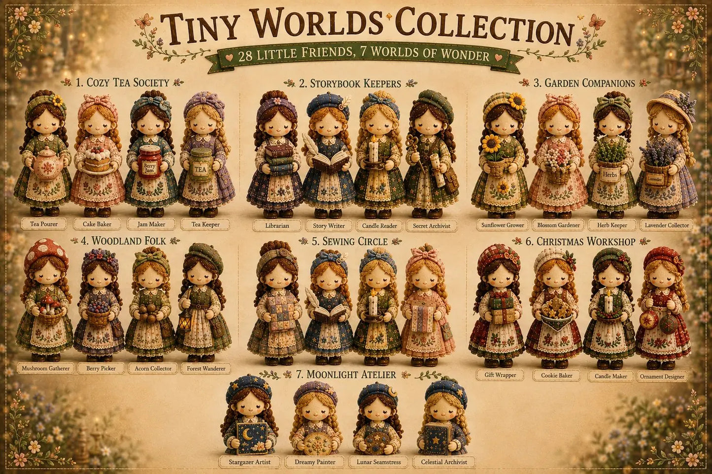 🔥LAST DAY 49% OFF - 🧵Tiny Worlds Collection - Patchwork DIY Kit Series 🎁Buy 2 Free Shipping