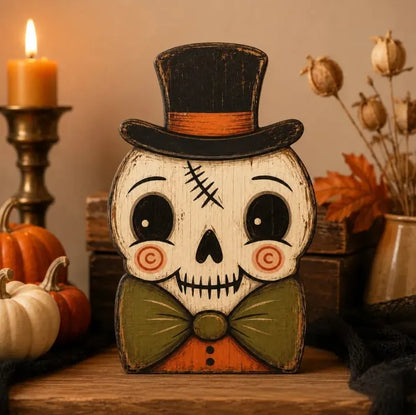 🔥Last Day 49% OFF🔥Vintage Halloween Wooden Character Tabletop Decor