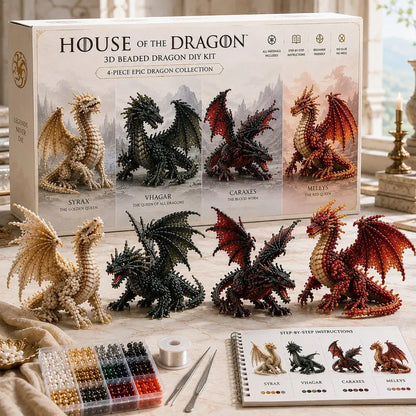 Enchanted 3D Beaded Animal DIY Family Craft Kit