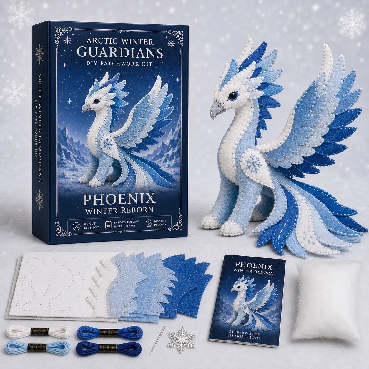 🔥LAST DAY 50% OFF - ❄️Arctic Winter Guardians DIY Patchwork Kit✨