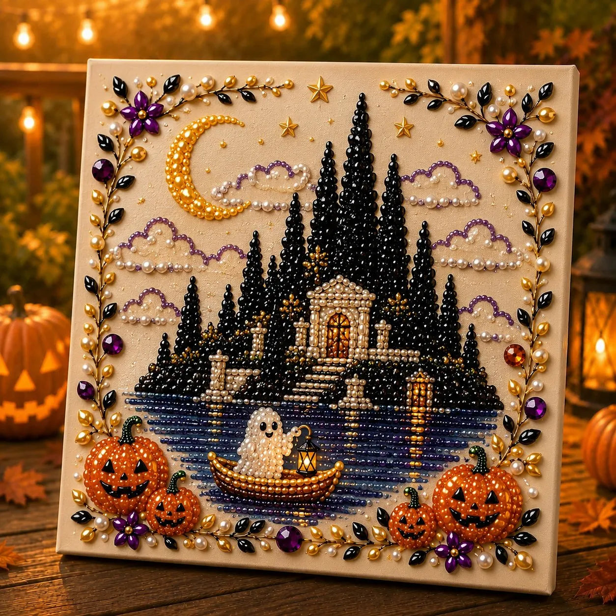 🔥Last Day 49% OFF - 🎃Halloween Theme Pearl Art DIY Kit 👻 Buy 2 Get Free Shipping📦