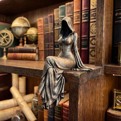 Lady Reaper - Ethereal Hooded Figure Sculpture