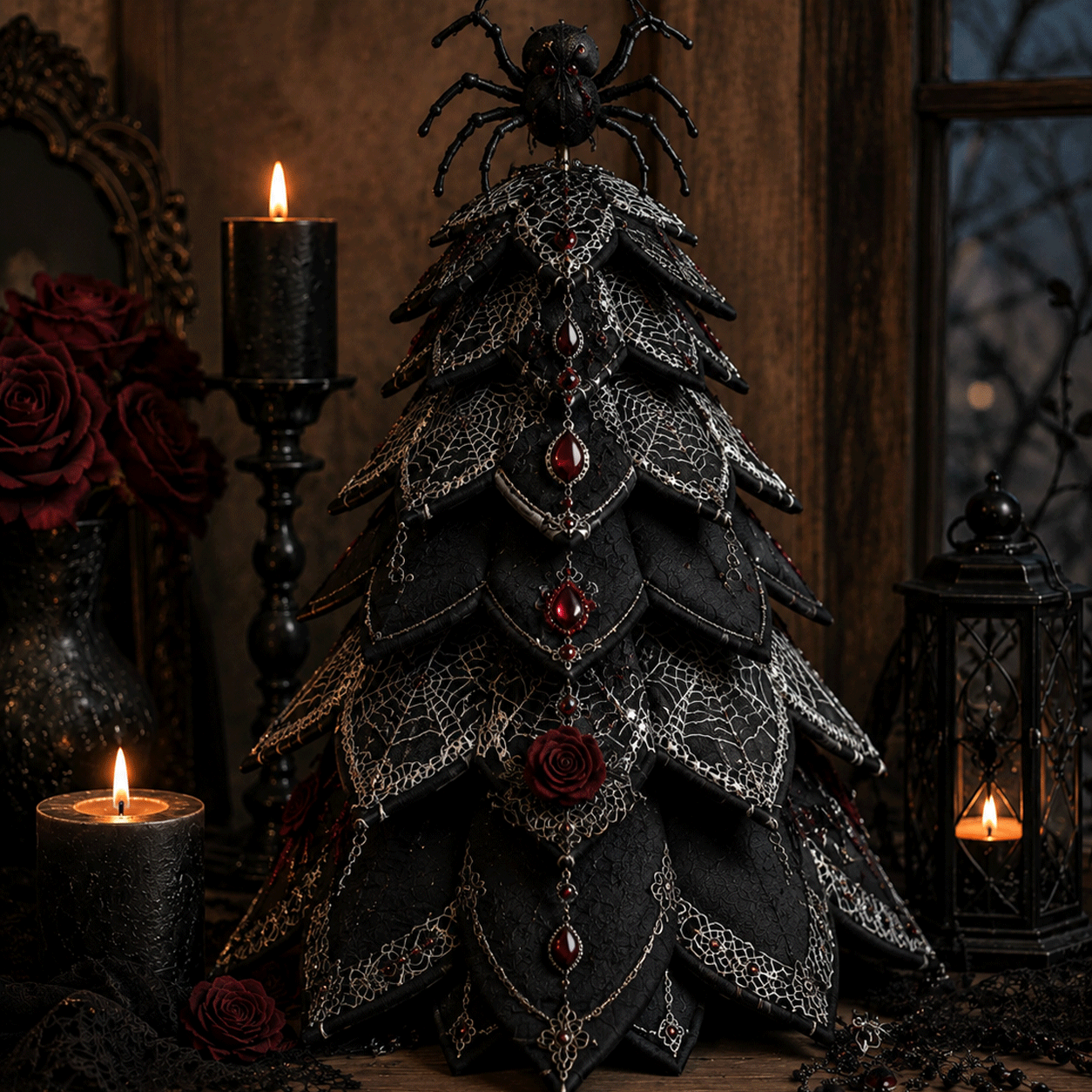 🎃DIY Halloween Quilted Fabric Tree Kit🧵(Must be assembled by hand)