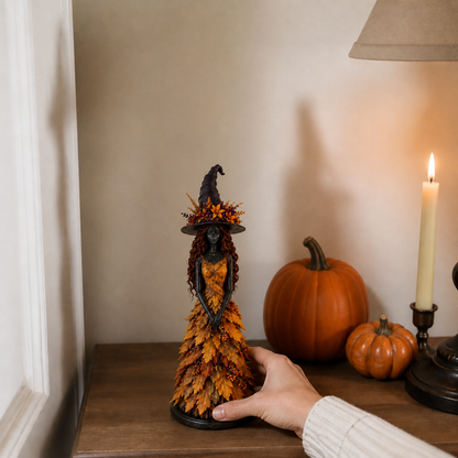 The Fall Witch Figure That's Elegant, Not Spooky