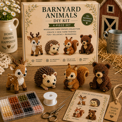 Barnyard Animals Beaded DIY Kit
