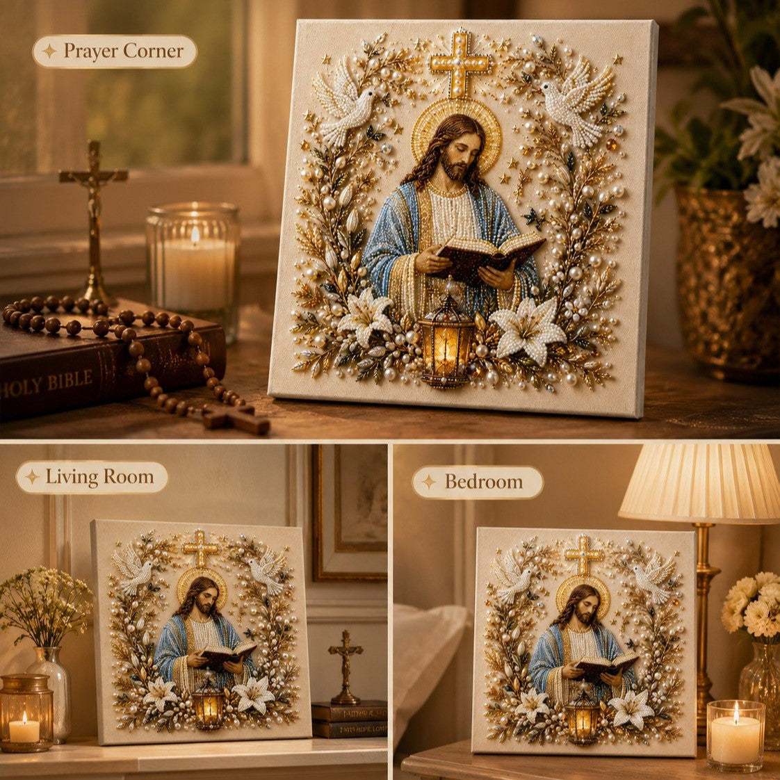 🙏Christian DIY Pearl Art Set