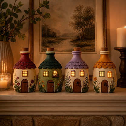 Lighted Storybook Cottage Figurine