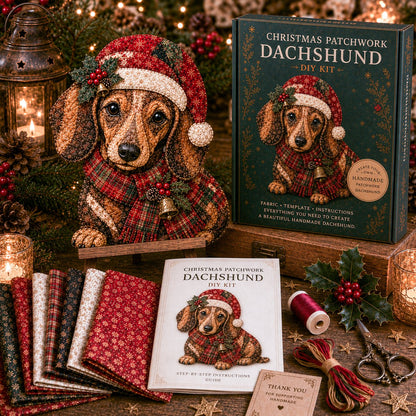 💥🏆Christmas Patchwork Fabric DIY Decor Kit