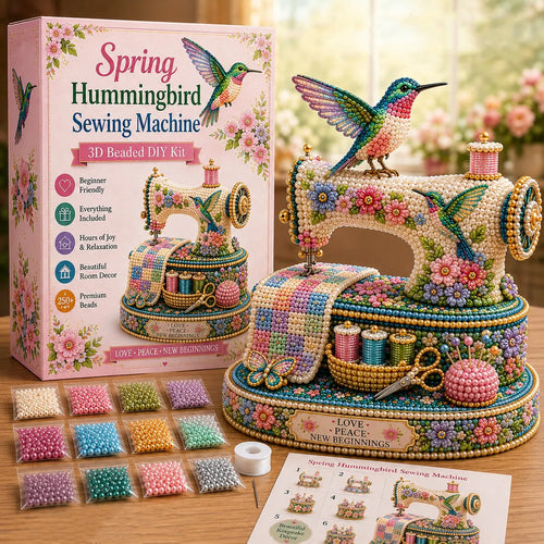 🌸Spring Hummingbird Sewing Machine 💗 3D Spring Limited Keepsake Edition