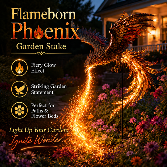 2027 Fellime® Solar Powered Phoenix Fire Garden Light