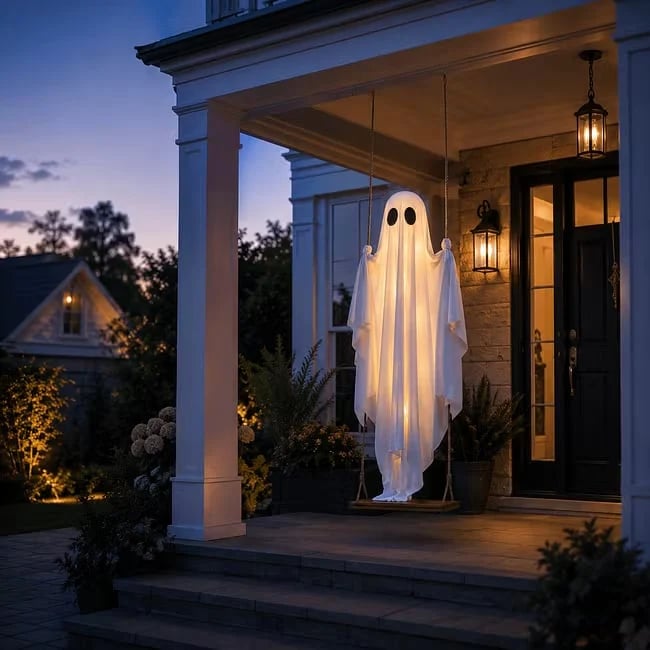 Halloween Hanging Swing Ghost