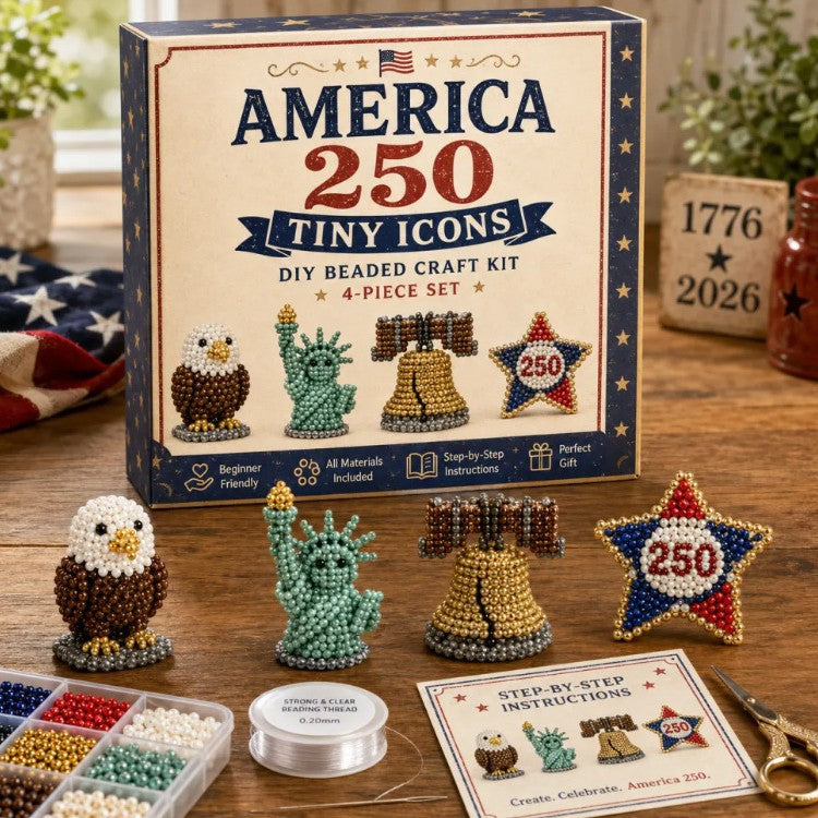 🔥Last Day 50% OFF🧵✨ Tiny 3D Beaded Animal DIY Kit