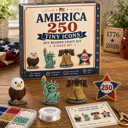 🔥Last Day 50% OFF🧵✨ Tiny 3D Beaded Animal DIY Kit