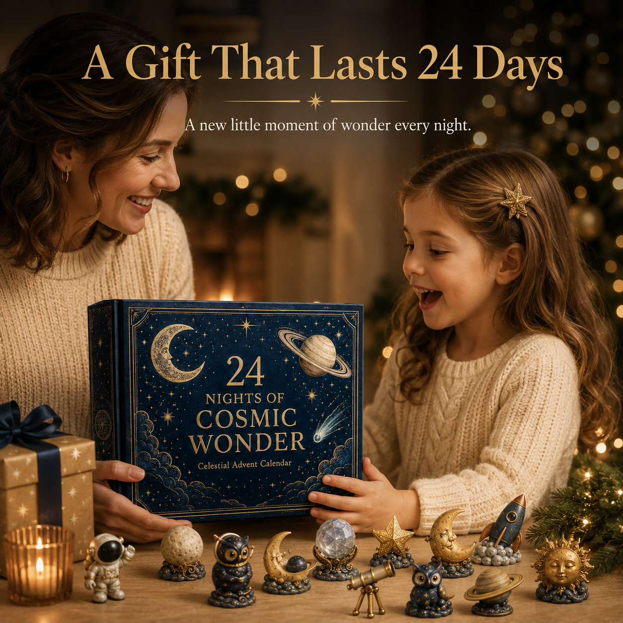 Celestial advent calendar Christmas gift