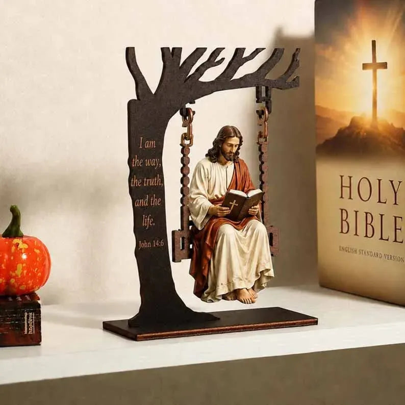 📚Last Day 60% OFF - Christian Jesus Swing Ornament