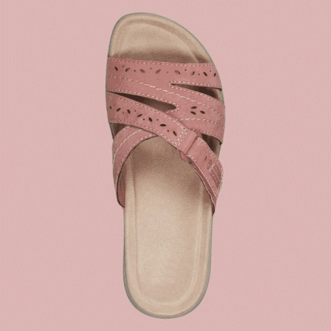 New Comfortable Leather Belt Slippers