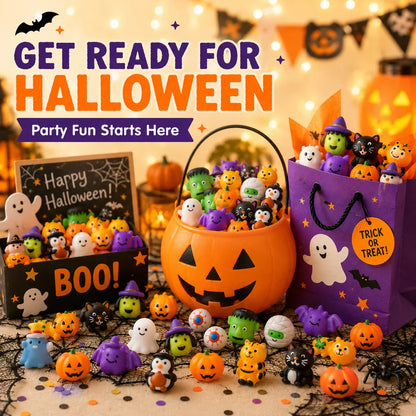 🔥Last Day 49% OFF - 🎃 30Pcs/Pack Halloween Mochi Squishy Toys
