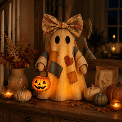 Last Day 70% OFF👻Lighted Vintage Patchwork Ghost