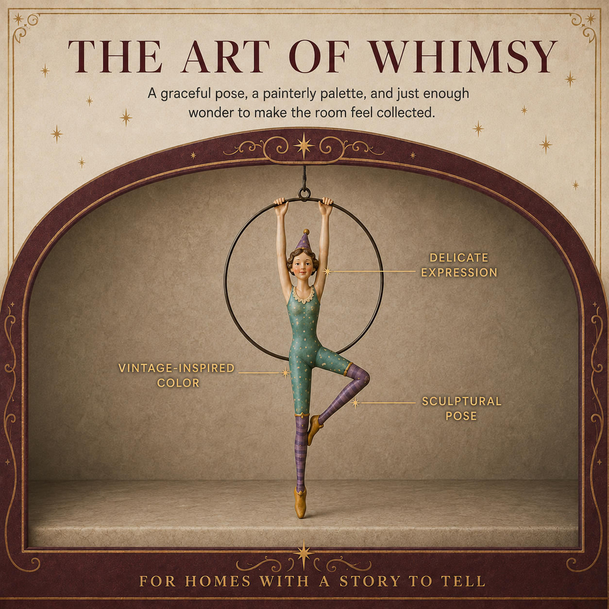 The Art of Whimsy vintage circus product detail poster