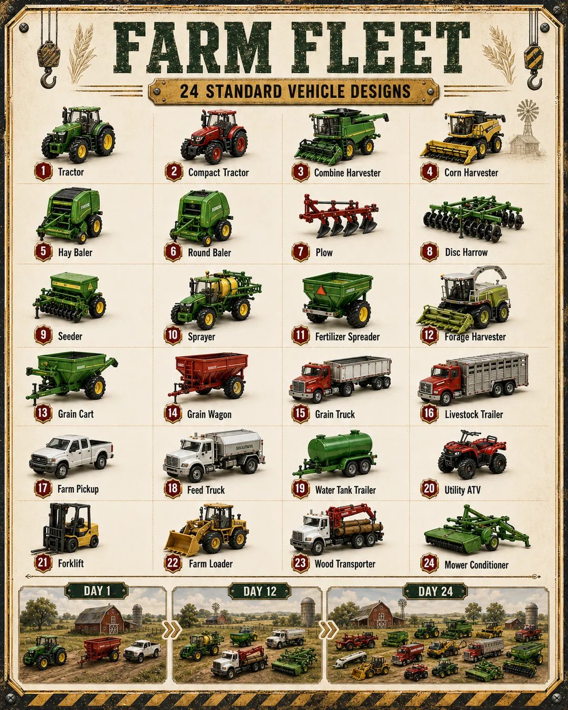 🚒Build the Fleet Collection 24-Day Vehicle Advent Calendar Series | ✨A New Adventure Every Morning