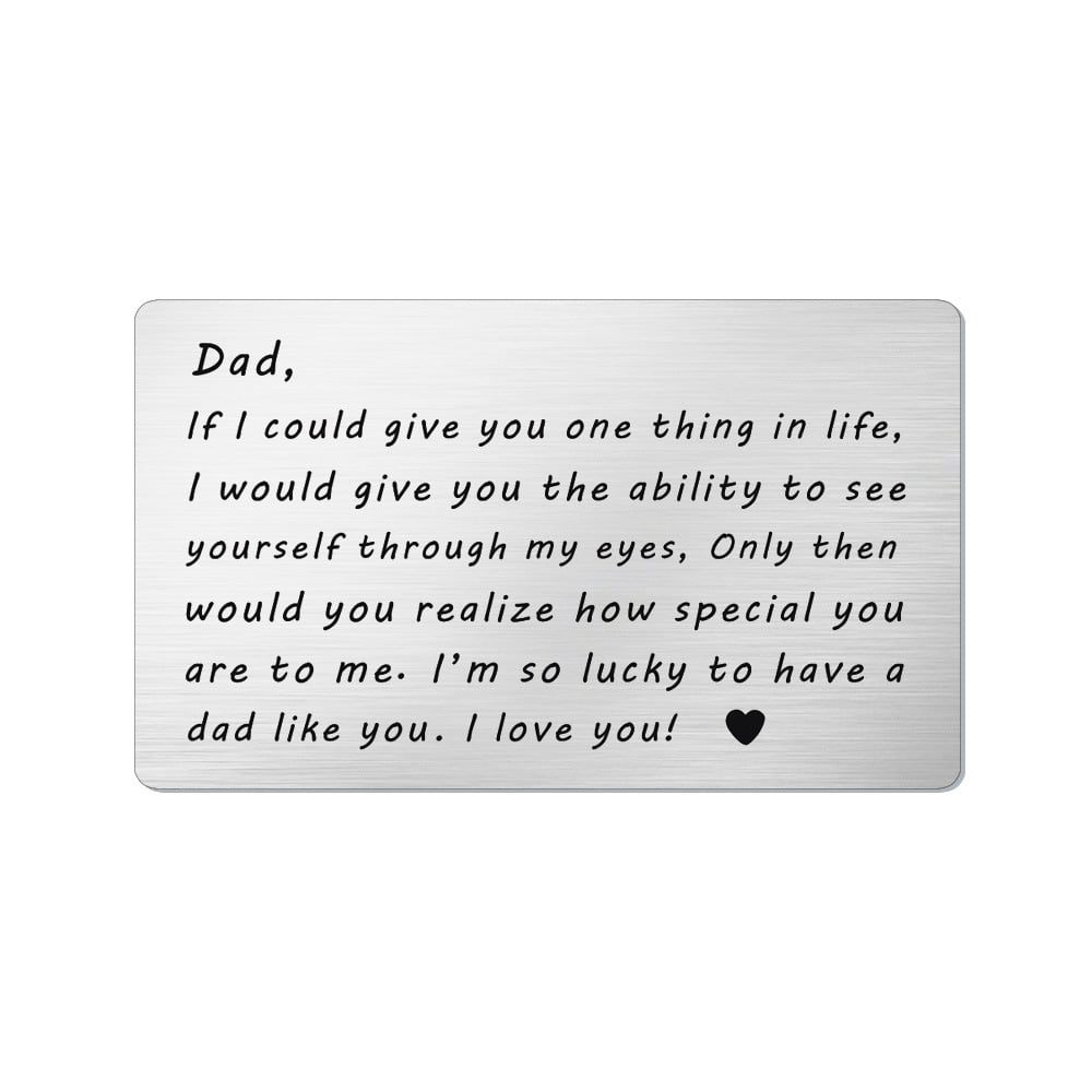 Last Day 69% OFF - ✍️Metal Engraved Card - Message of Love💞