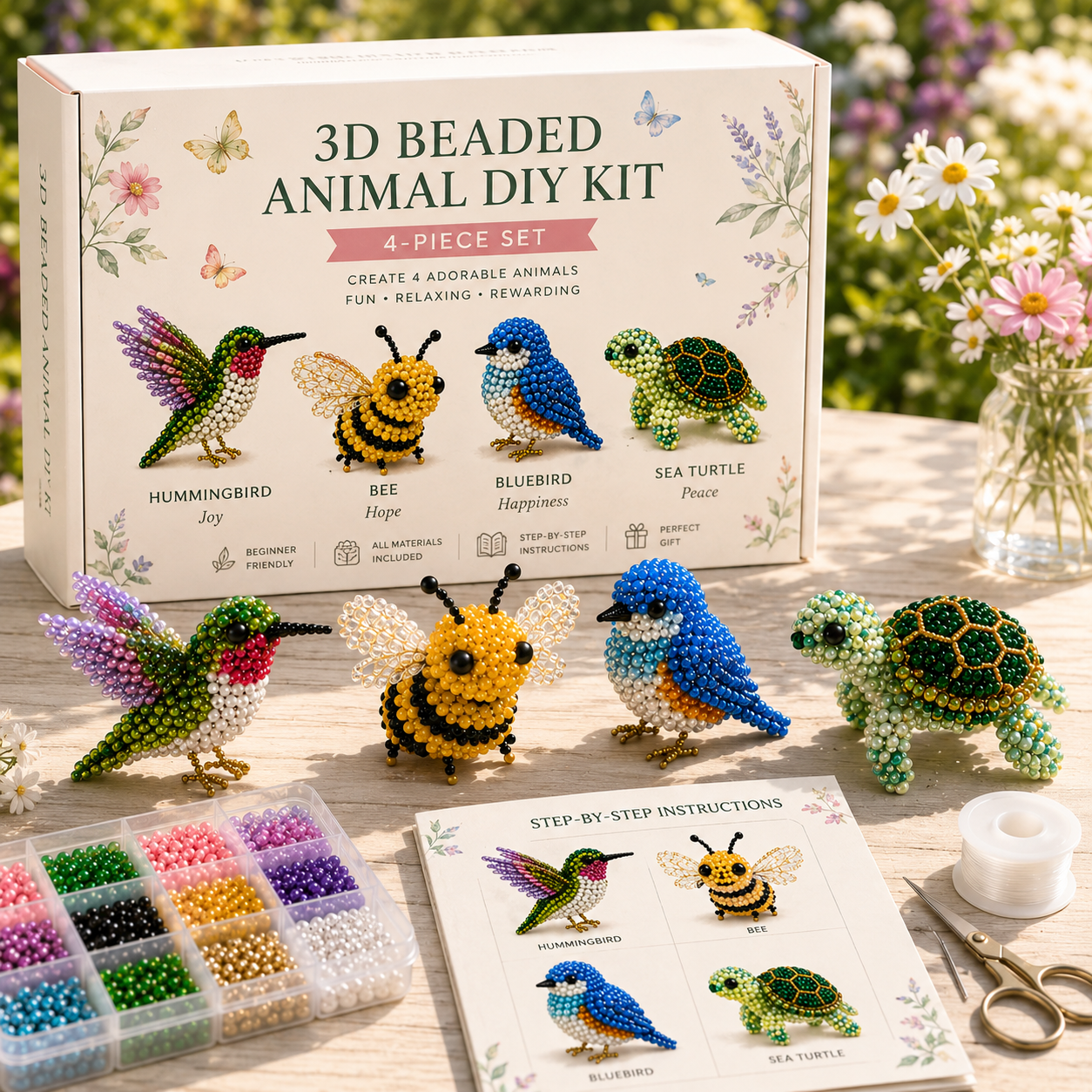 3D Beaded Animal & Fantasy DIY Collection