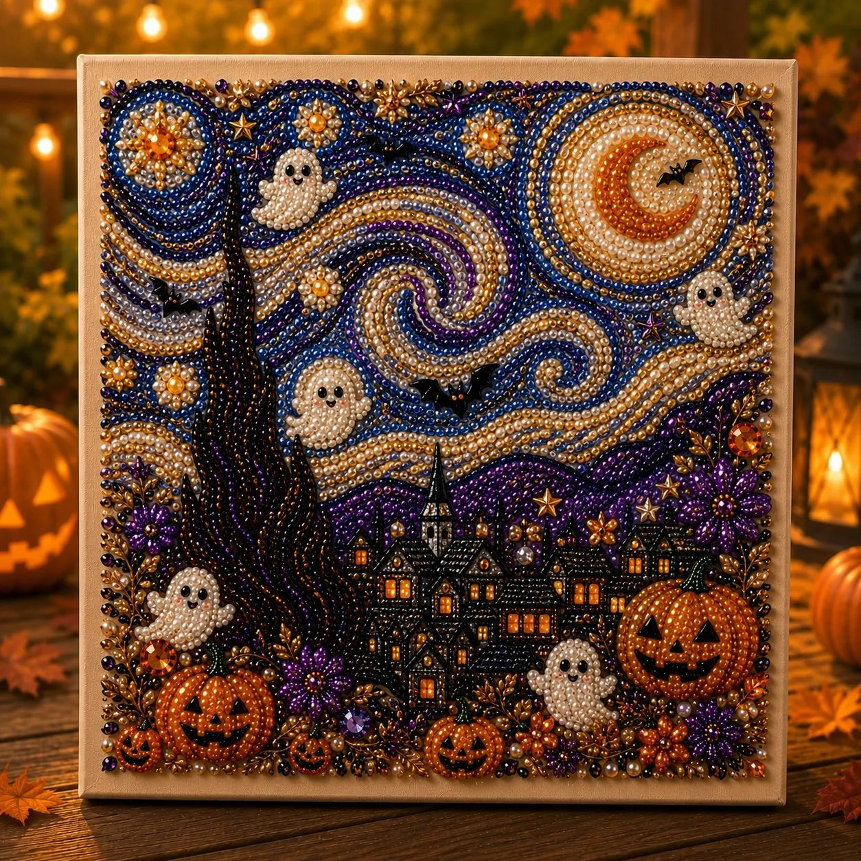 🔥Last Day 49% OFF - 🎃Halloween Theme Pearl Art DIY Kit 👻 Buy 2 Get Free Shipping📦