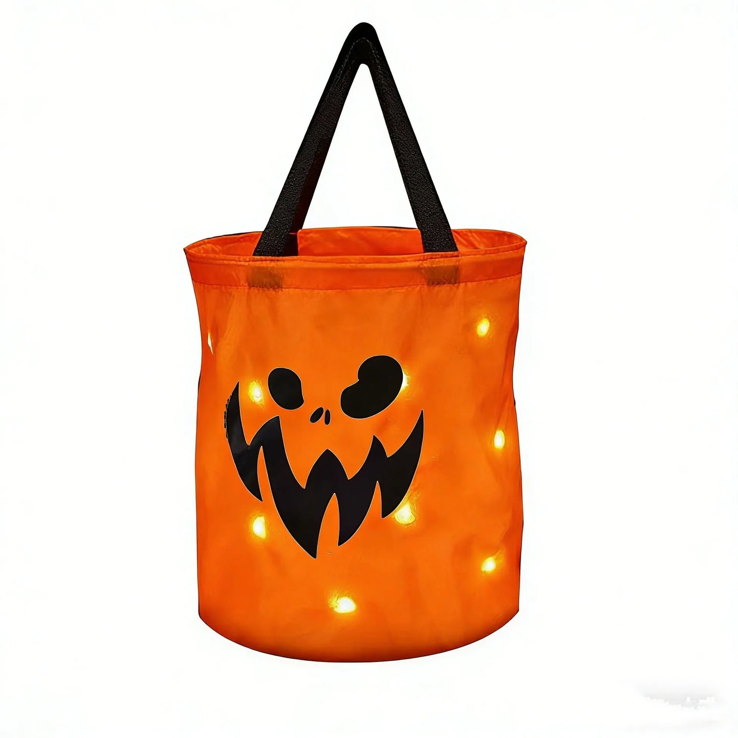 🎃 2026 Sale — Over 19,000 Sold!✨ Halloween Glowing Pumpkin Bag – LED Lights & Spacious Interior 🍬