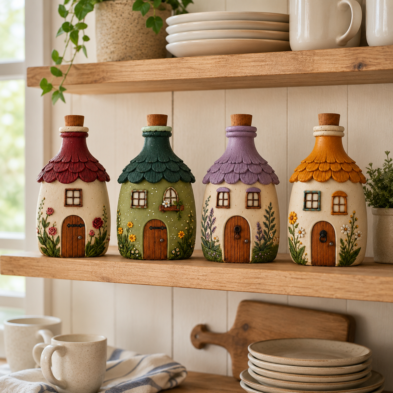 Lighted Storybook Cottage Figurine